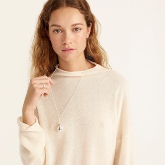 j crew cashmere moletom com capuz