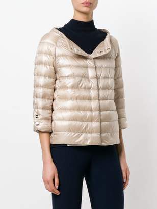 Herno cropped quilted jacket