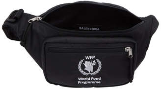 Balenciaga Black World Food Programme Pouch
