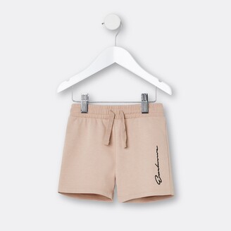 River Island Mini boys Beige 'Exclusive' shorts