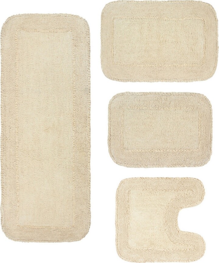 Home Weavers Radiant 4-Pc. Bath Rug Set