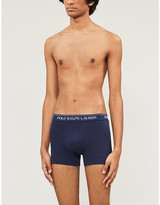 Thumbnail for your product : Polo Ralph Lauren Pack of three regular-fit cotton-jersey trunks