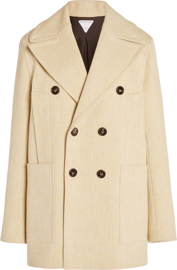 Calvin Klein Double Breasted Coat | ShopStyle