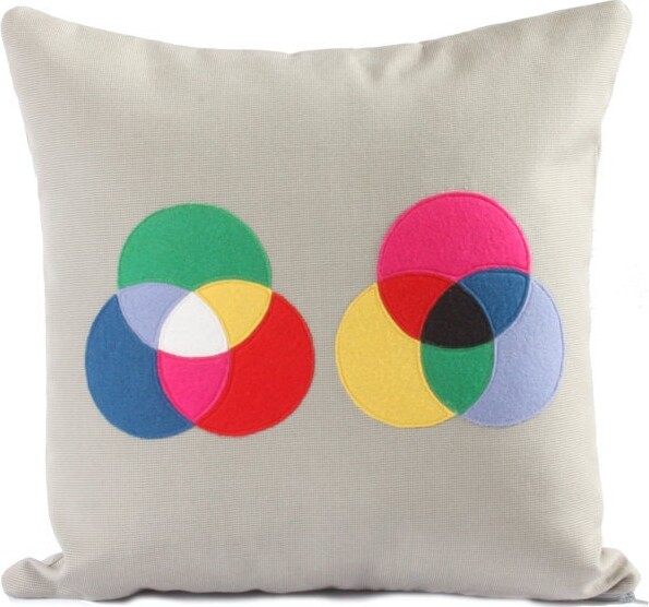 Etsy Science Diagram Pillow Light Theory // cmyk Color Spectrum