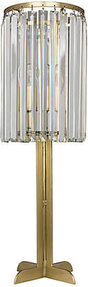 Noir Shala Table Lamp - Antiqued Brass