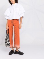 Thumbnail for your product : RED Valentino Ruffle-Sleeve Shirt