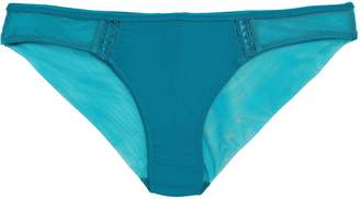 Heidi Klum Intimates Stretch-jersey And Tulle Low-rise Briefs