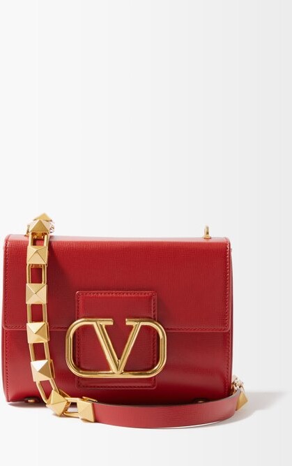 Valentino Studs Leather Bag | Shop the world's largest collection 