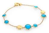 Thumbnail for your product : Marco Bicego Jaipur Resort Turquoise & 18K Yellow Gold Station Bracelet