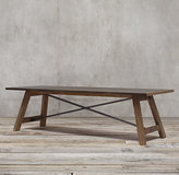Thumbnail for your product : Restoration Hardware Zinc-Top Railway Trestle Rectangular Dining Table