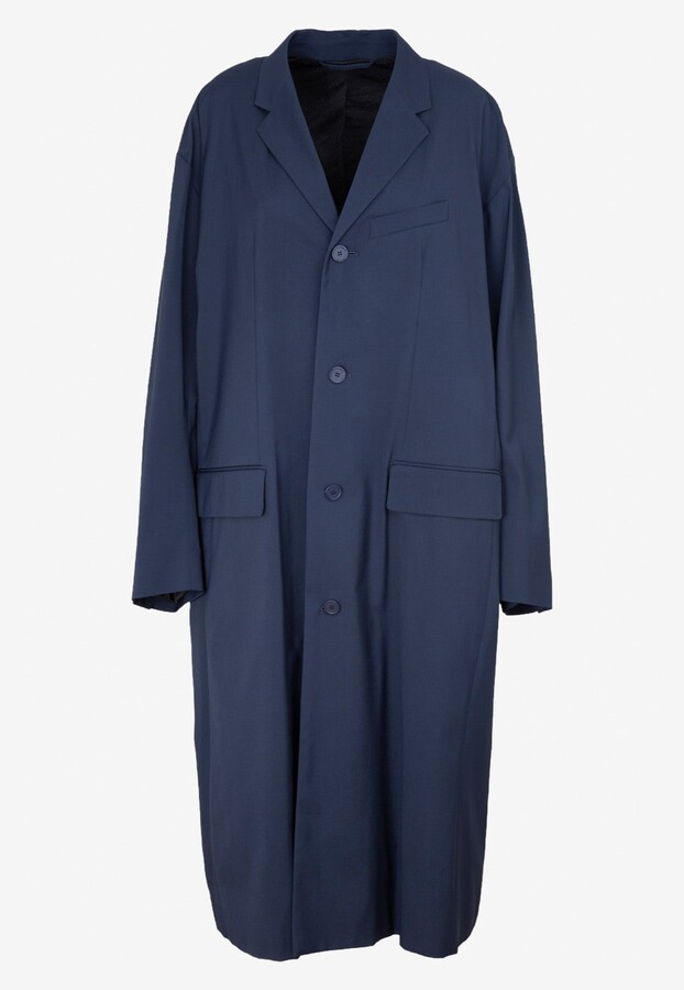 Oversize Coat Navy | Shop the world's largest collection of 
