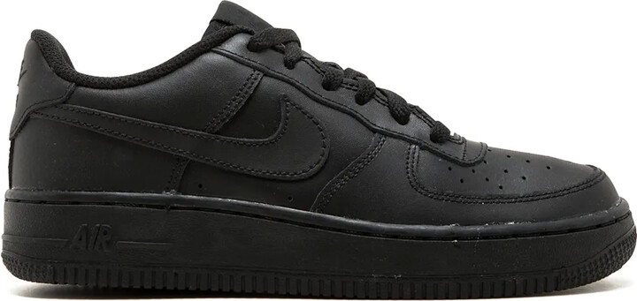 kids black nike air force 1