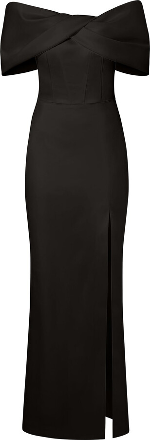 Tia Dorraine Love In Bloom Maxi Dress – Black