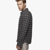 Thumbnail for your product : James Perse Zip Front Plaid Shirt