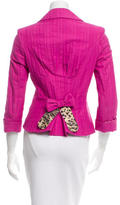 Thumbnail for your product : Just Cavalli Notch-Lapel Cuffed Blazer