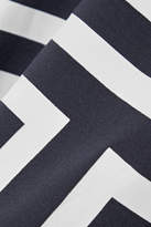 Thumbnail for your product : Tory Sport Performance Printed Stretch-jersey Top - Midnight blue
