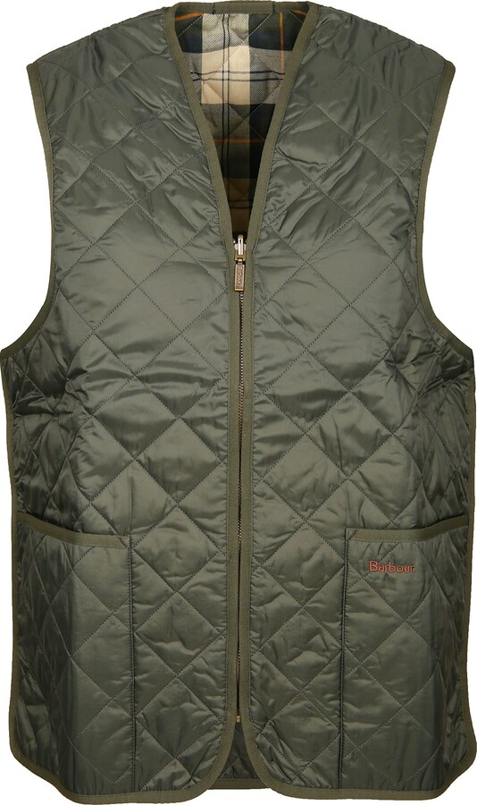 Barbour Quilted Waistcoat/Zip in Liner - Sage Green MLI0001GN91 (A70 ...