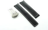 Thumbnail for your product : Tag Heuer Leather Watch Strap 22mm For Carrera Black Ws 4tc Perforated