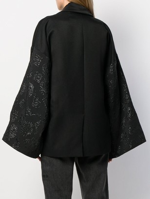Romeo Gigli Pre-Owned 1990's Textured Details Kimono Jacket