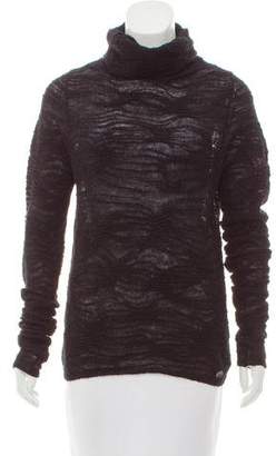 Chanel Alpaca-Blend Turtleneck Sweater