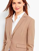 Thumbnail for your product : Talbots Luxe Piqué Single-Button Blazer
