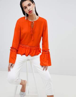Y.A.S Frill Detail Top