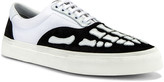Thumbnail for your product : Amiri Skel Toe Lace Up Sneaker in Black & White | FWRD