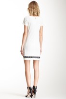 Thumbnail for your product : Donna Morgan Faux Leather Trim Dress