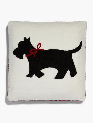 Talbots Scottie Dog & Plaid Pillow