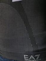 Thumbnail for your product : EA7 Emporio Armani panelled ribbed-knit T-shirt