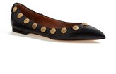 Thumbnail for your product : Valentino 'Gryphon' Studded Ballet Flat