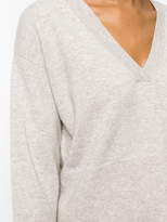 Thumbnail for your product : N.Peal cashmere Deep v-neck cropped sweater
