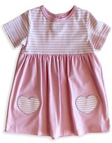 Thumbnail for your product : Florence Eiseman Baby Girl's Striped Pima Cotton Heart Dress