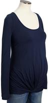 Thumbnail for your product : Old Navy Maternity Twisted-Hem Jersey Tops
