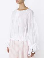 Thumbnail for your product : Valentino Checked silk-taffeta a-line midi skirt