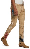 Thumbnail for your product : Purple Brand P001 Paint Splatter Skinny Jeans