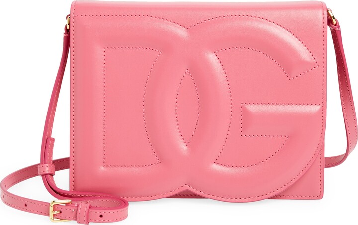 Dolce & Gabbana Logo Flap Leather Crossbody Bag