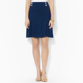 Thumbnail for your product : Ralph Lauren Elasticized Lace-Up Skirt