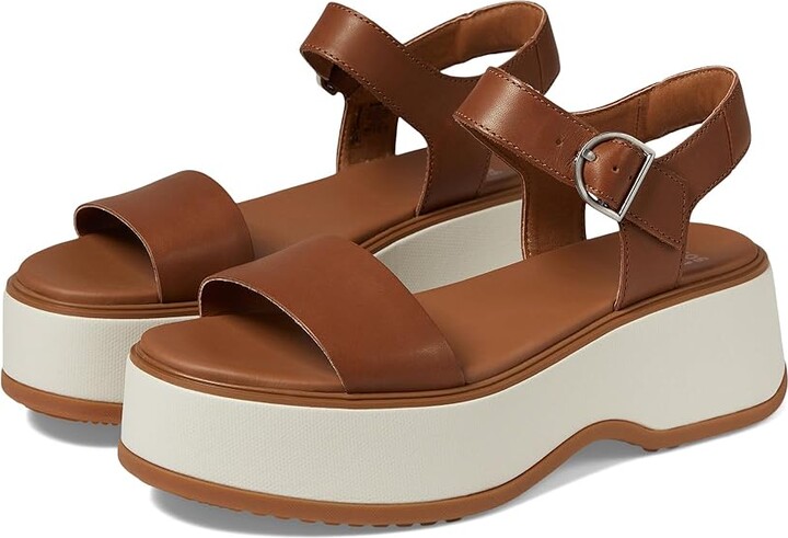 SOREL Dayspringtm Ankle Strap Sandal Women's Shoes Velvet Tan/Chalk : 11 B - Medium, Leather