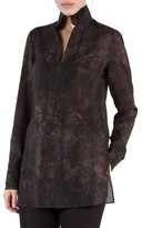 Thumbnail for your product : Akris Women's Shearling Print Wool Mousseline Tunic