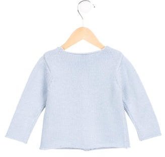 Petit Bateau Girls' Knit Wool-Blend Cardigan