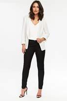 Thumbnail for your product : WallisWallis Black Front Zip Trousers