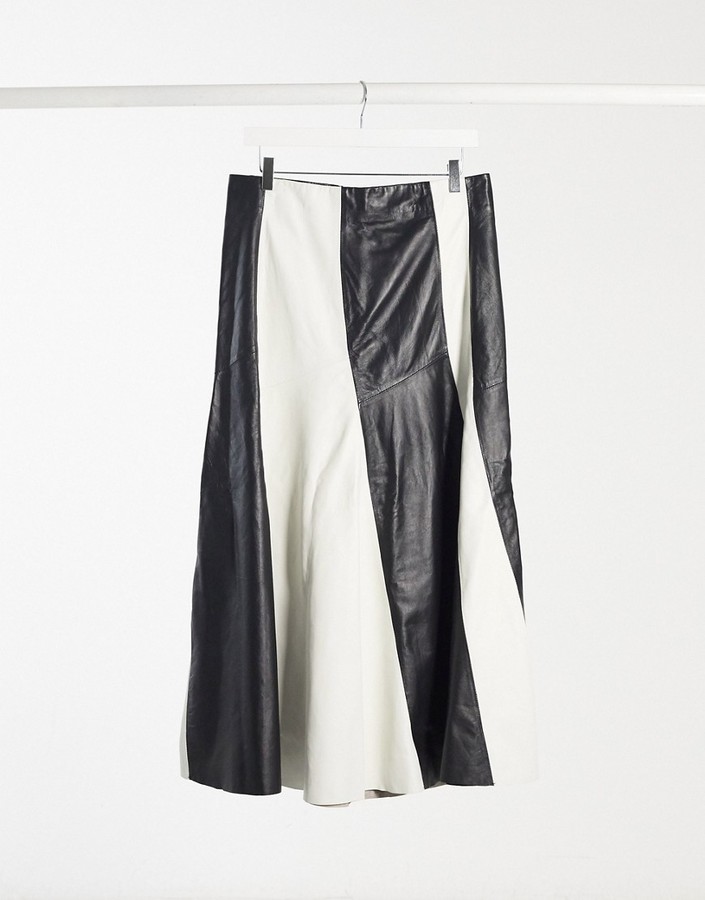 White leather skirt topshop Outlet