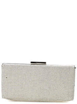 Whiting & Davis Pearl Slim Frame Clutch Handbag $205 90100546