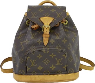 Louis Vuitton Trio Backpack Monogram Brown in Canvas with Gold