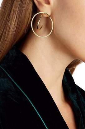 Iris & Ink Marie 18-karat Gold-plated Sterling Silver Earrings