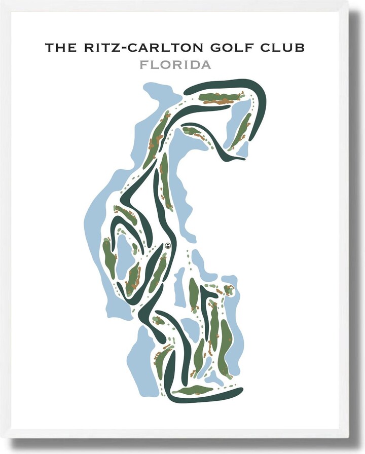 The Ritz-Carlton Golf Club Wall Art, Florida Course Print, Home Décor, Anniversary Gift Idea For Him, Valentines Her