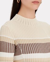Thumbnail for your product : Proenza Schouler Zig-Zag Stripe Rib Knit Midi Dress