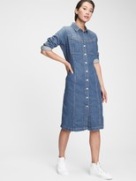 western jean dress