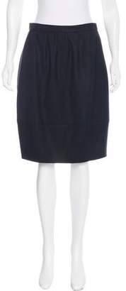 Jil Sander Knee-Length Wool Skirt